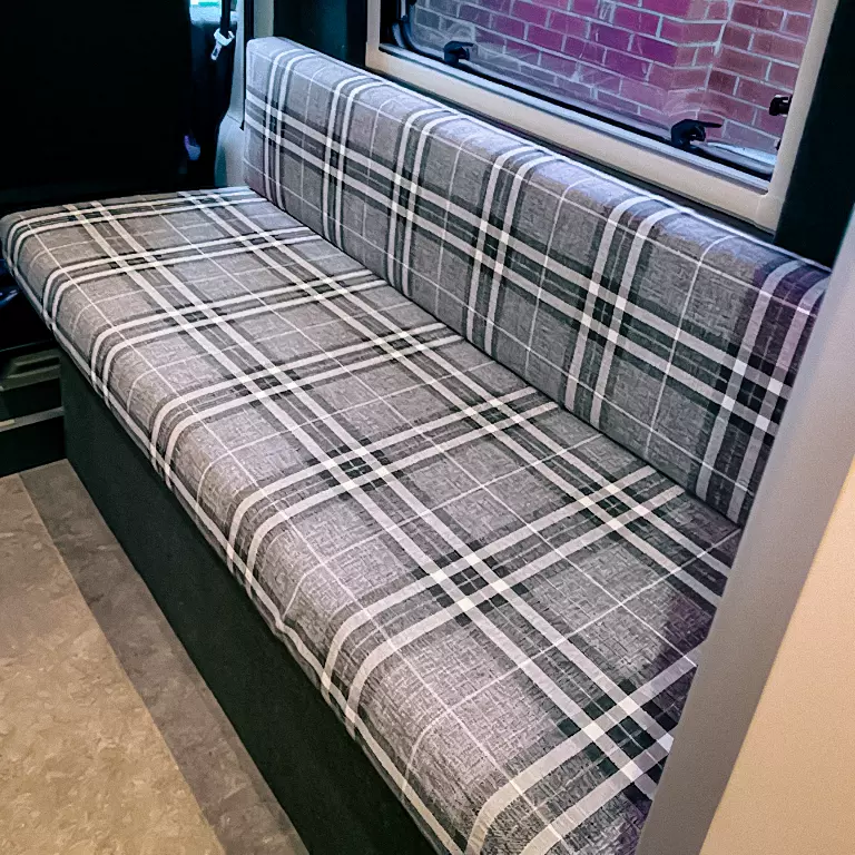 Gallery Tartastic Campervan Seat Foam and Covers